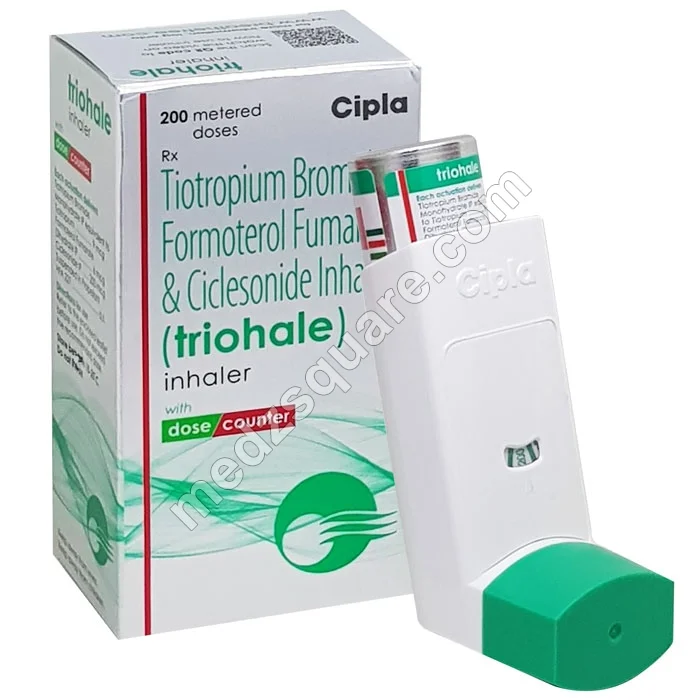 TRIOHALE INHALER (TIOTROPIUM/FORMOTEROL/CICLESONIDE) - medzsquare